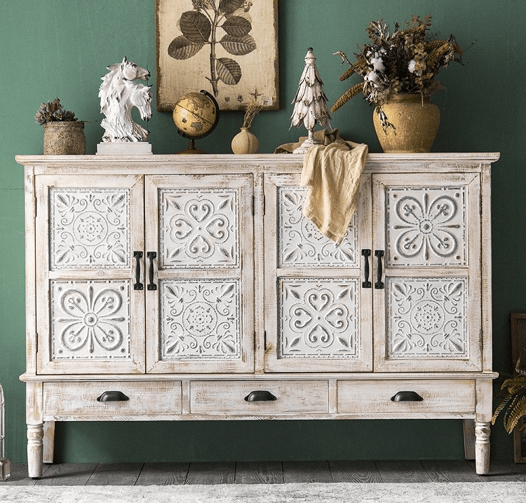 Buffet Artistique de 1500mm Farmhouse Blanc Vieilli by Wayfair