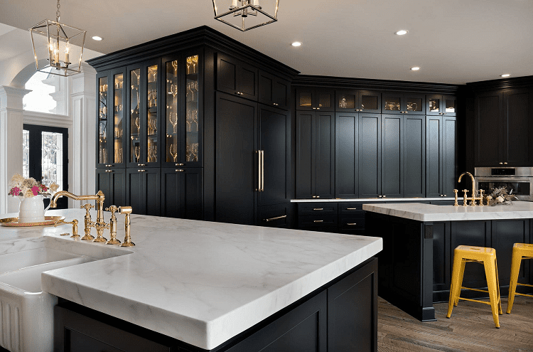 Dark Kitchen Cabinets