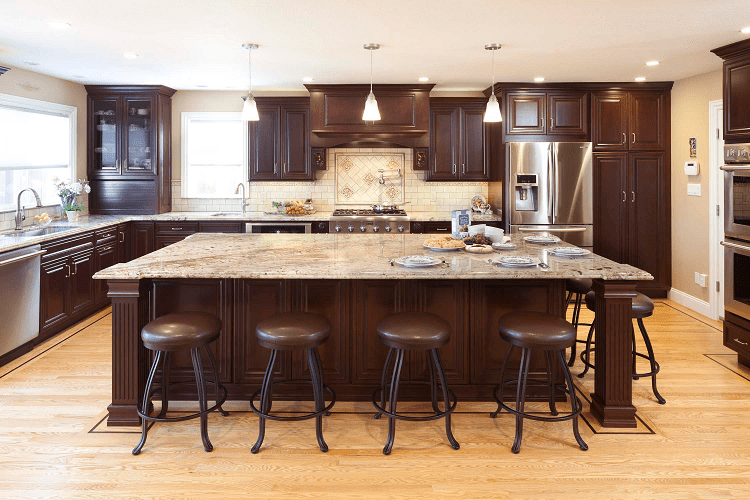 Showplace Wood Cherry Kitchen by Swanson Kitchens, Inc.