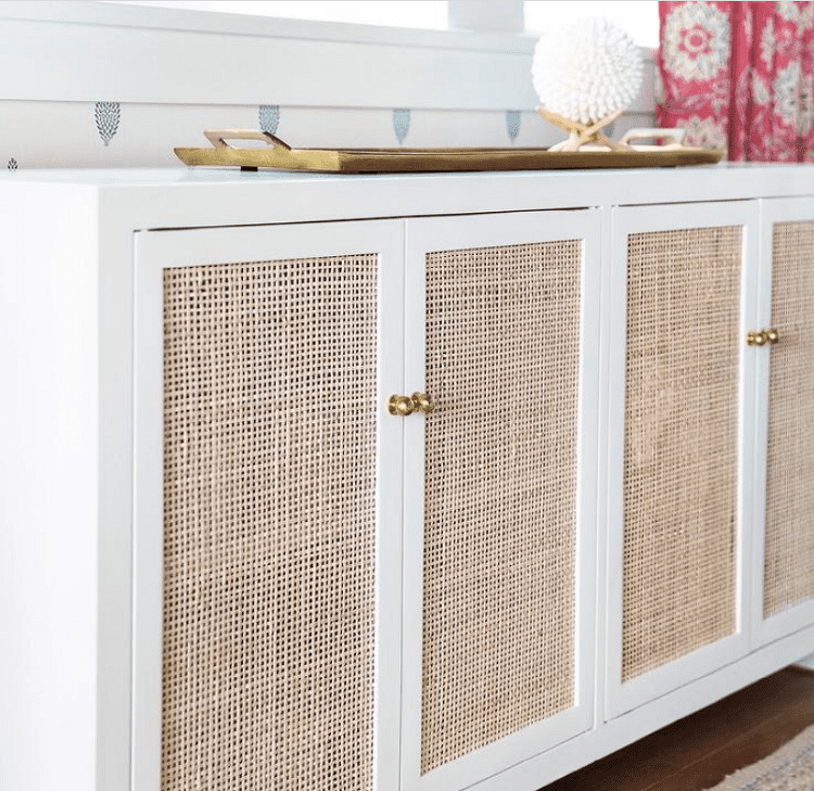 Wicker/Rattan Door Inset by Larkyn Mungovan