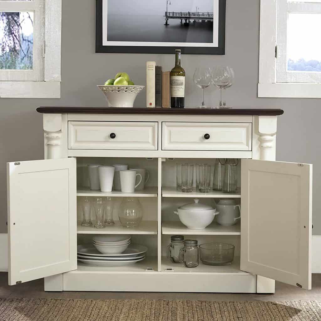 White Buffet Cabinet