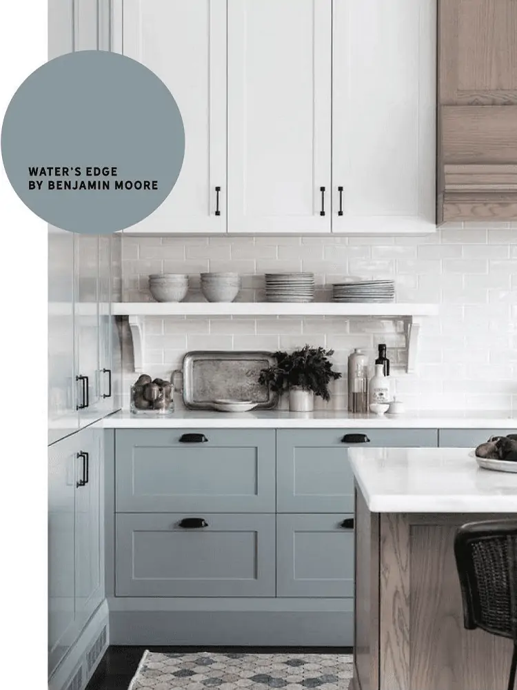 Powder Blue Kitchen