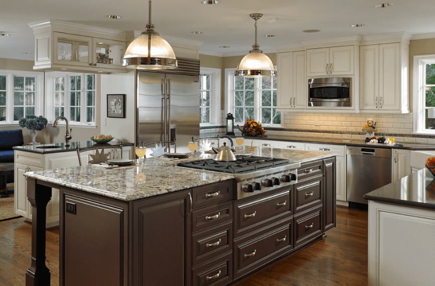 brown kitchen cabinet