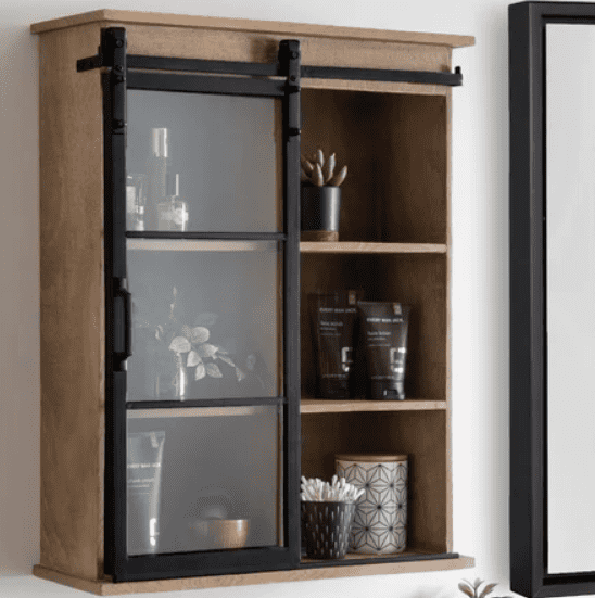 Tall Wood 1 - Door Accent Cabinet