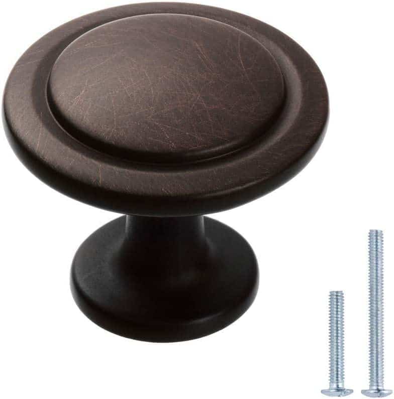 Lizavo (Free Template and Breakaway Screws) Oil Rubbed Bronze Cabinet Hardware Handle Pull