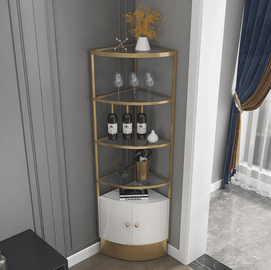 corner bar cabinet