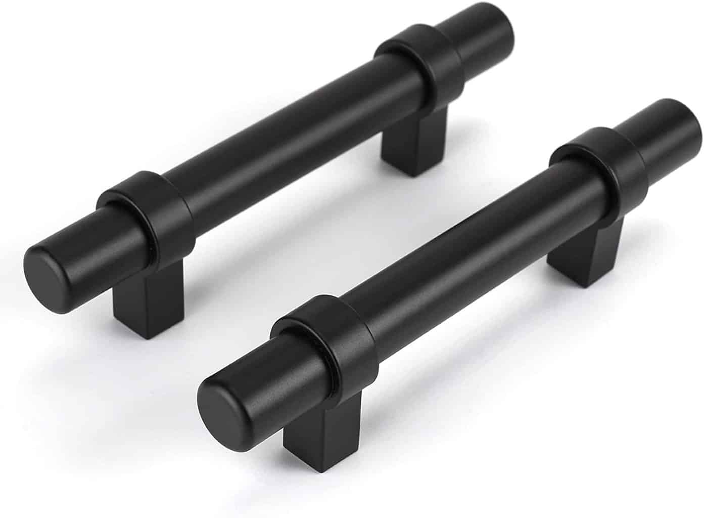 goldenwarm 15Pack Matte Black Cabinet Pulls 3inch Black Drawer Pulls