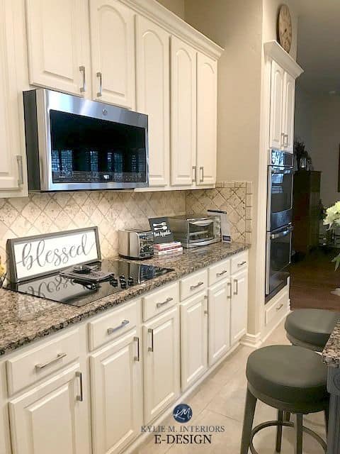 Painted Oak Cabinets