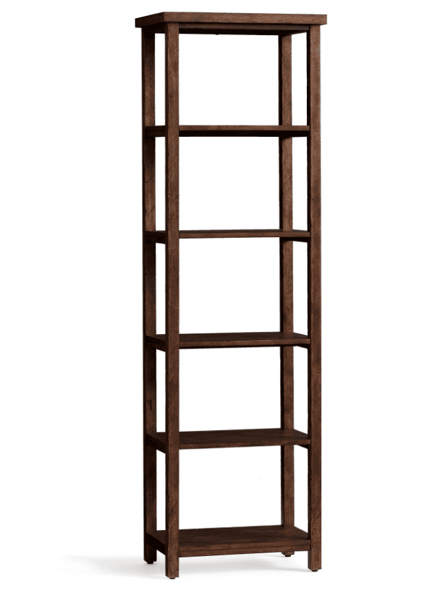 Mateo Narrow Etagere Bookcase