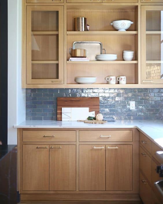 birch kitchen cabinets