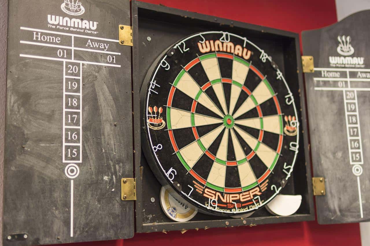 dartboard cabinet idea