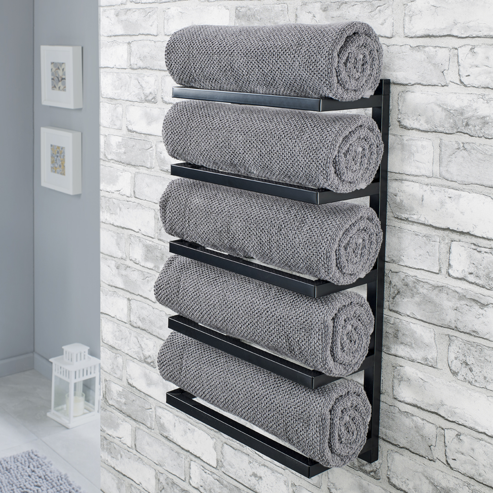 Multi-Tier Floating Towel Rack