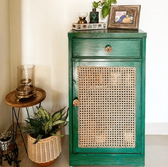 homeology cane cabinet