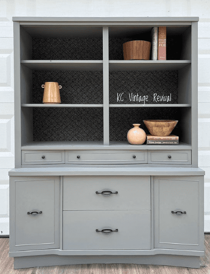 kc vintage revival grey cabinet