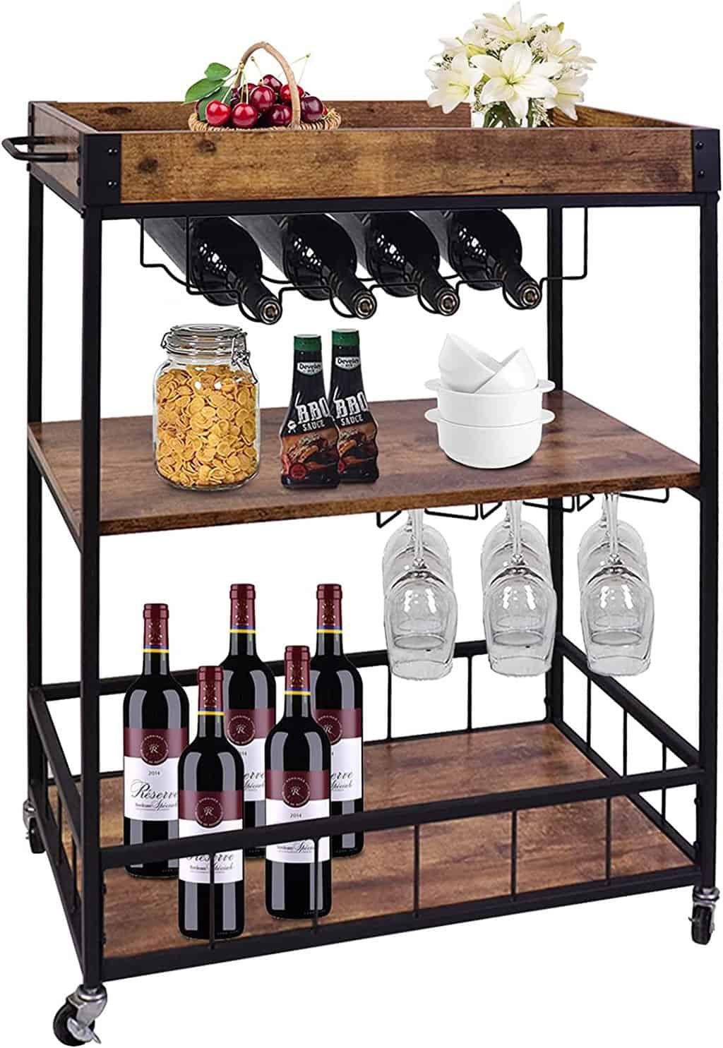 Aboxoo Wine Cart