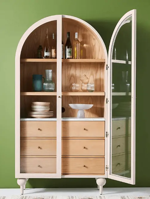 Arched Bar Cabinet