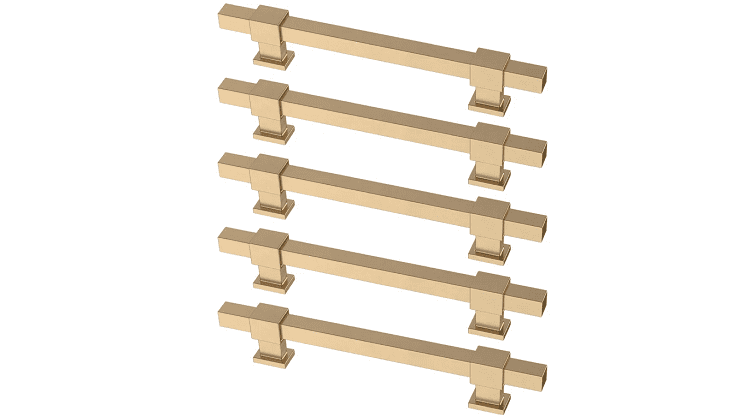 Franklin Brass Bar Pull Multipack