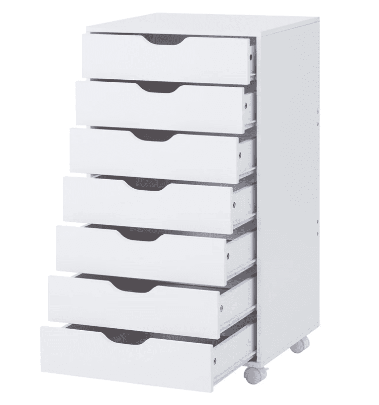 Inbox Zero Drawer Storage Cabinet