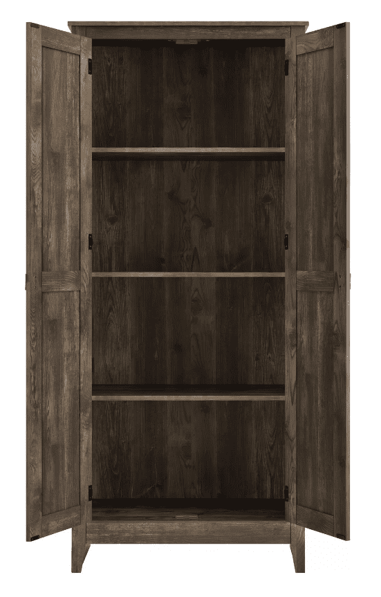 Wide 4 - Shelf Storage Cabinet