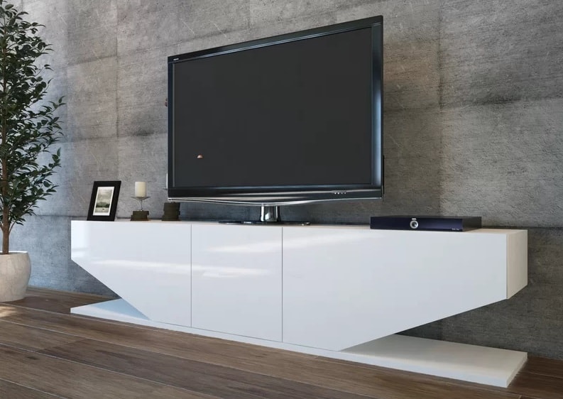 Minimalistic Futuristic Media Cabinet