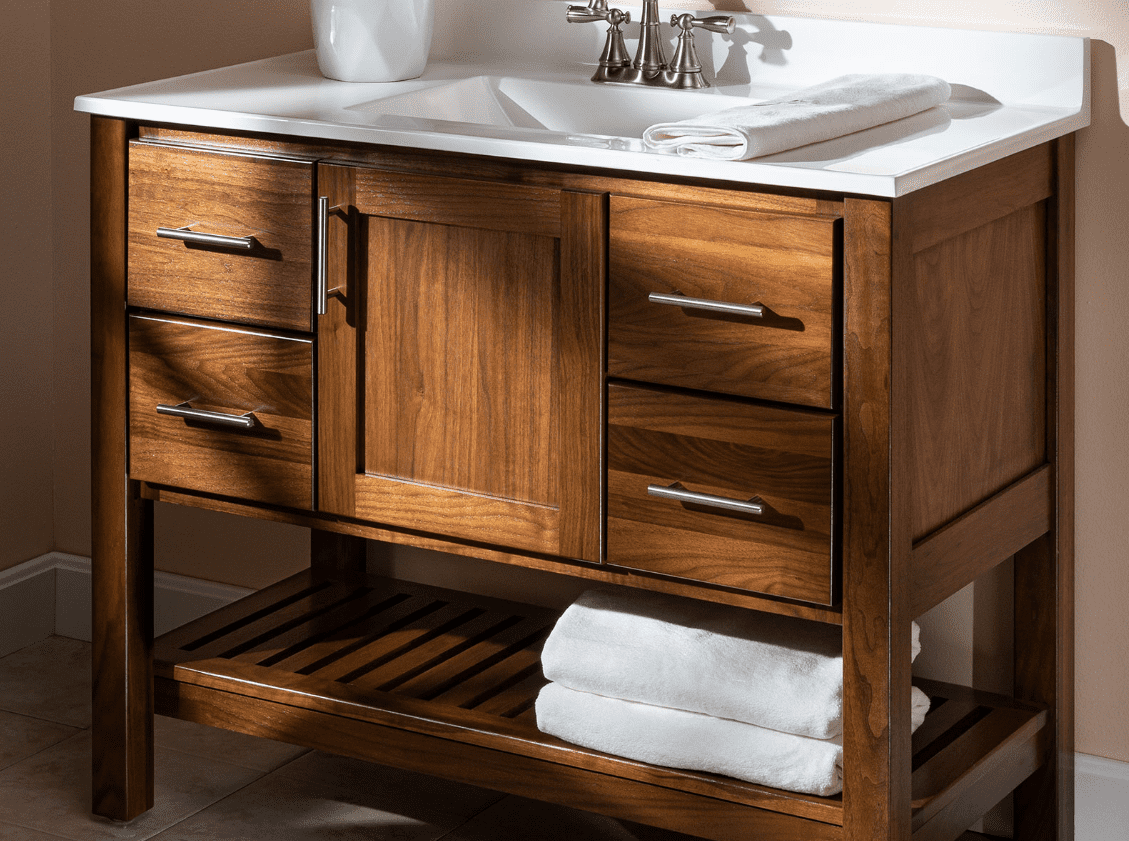 Interlude Walnut Dawn Vanity