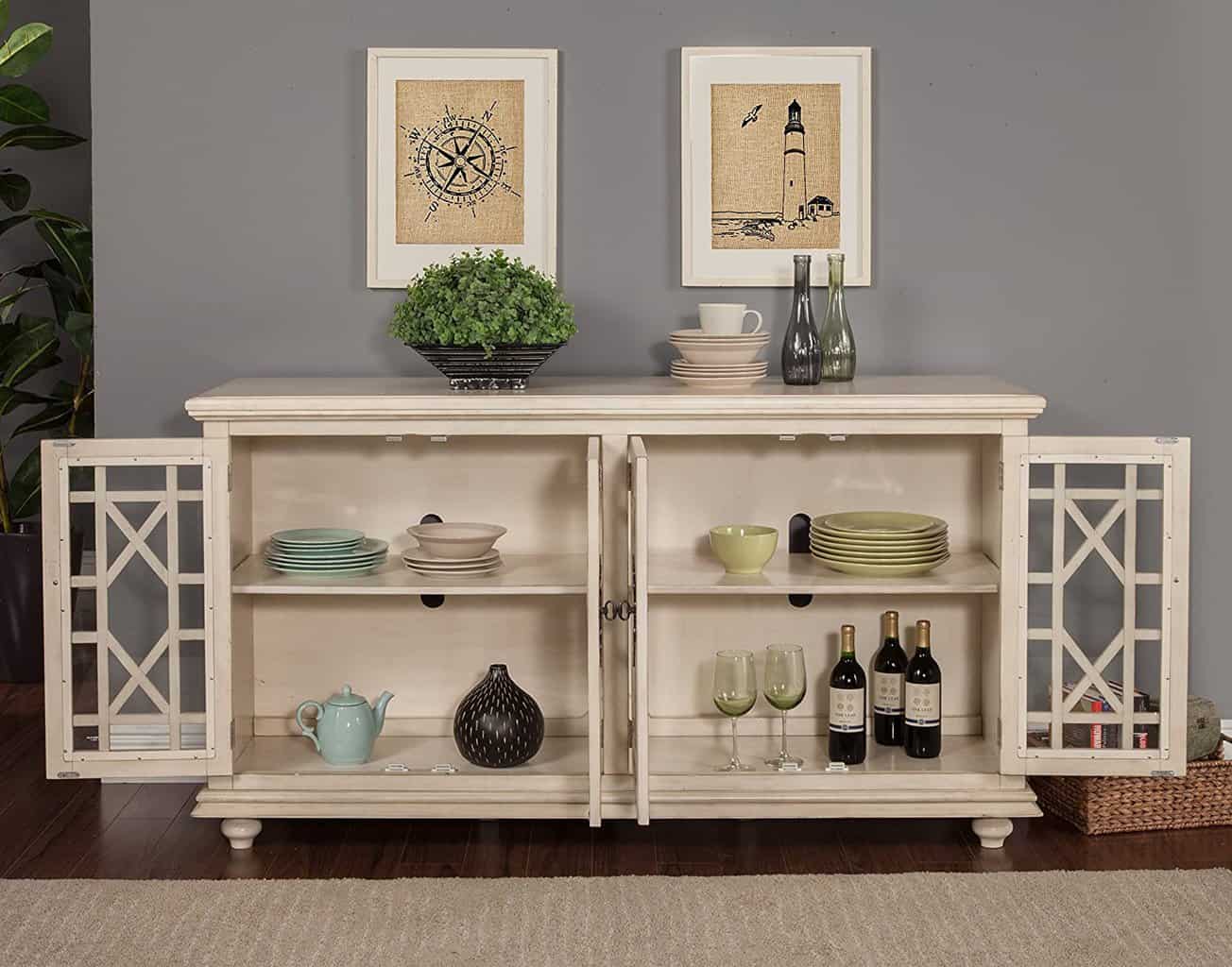 White Wood Cabinet