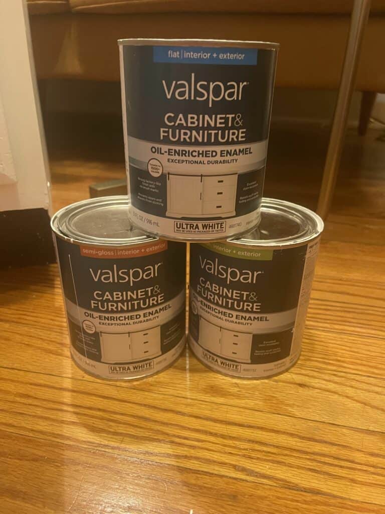 valspar cabinet paint